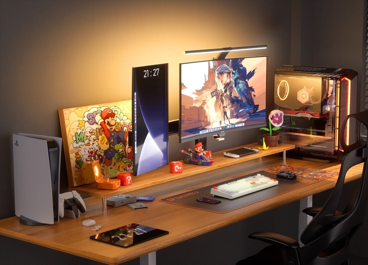 DAREU A104 Pro Full-Size Mechanical Keyboard with RGB Backlighting and TFT Display