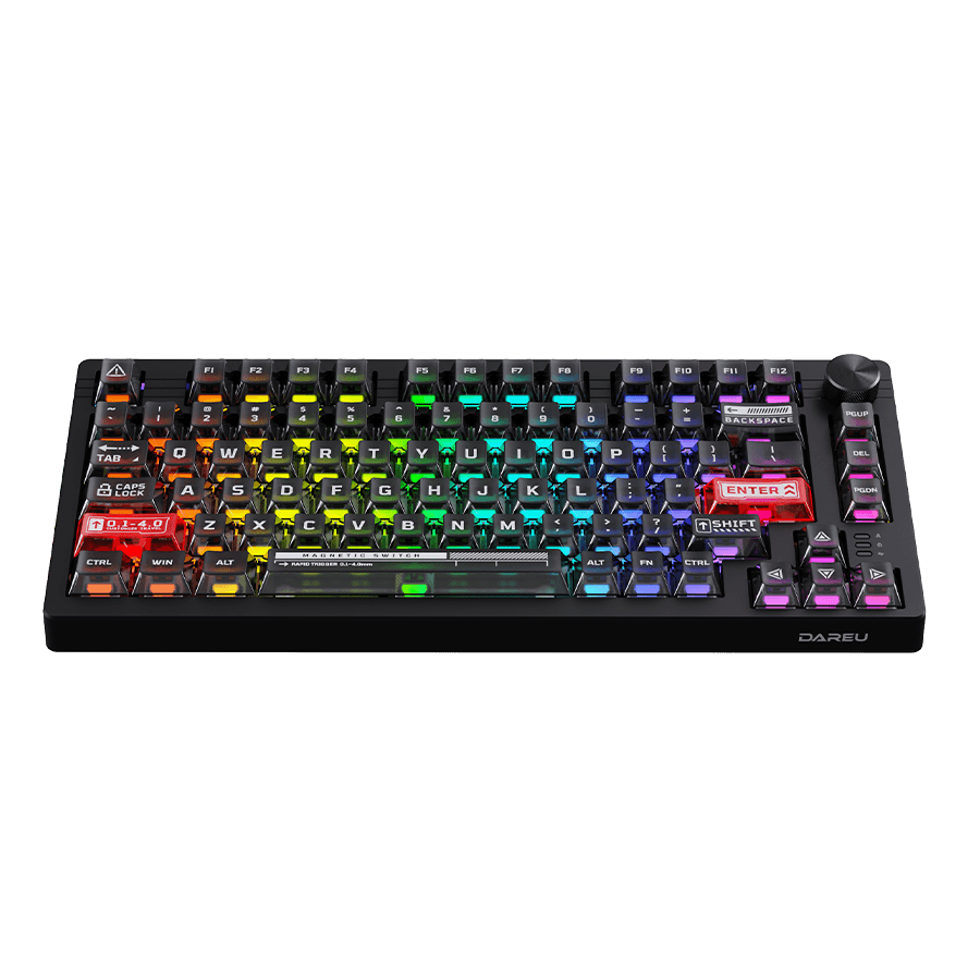 DAREU EK75RT ラピッドトリガー搭載 ゲーミングキーボード ブラック DAREU EK75RT ラピッドトリガー搭載 ゲーミングキーボード ブラック