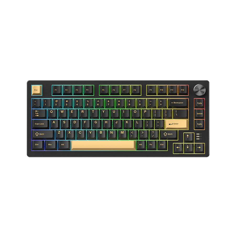 DAREU EK75 RT | Kompakte kabelgebundene magnetische RGB-Hotswap-Tastatur mit 75 Tasten