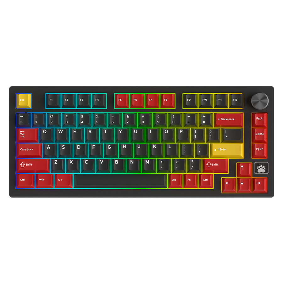 DAREU EK75RT 8K | 75-Key Wired Aluminium Keyboard with