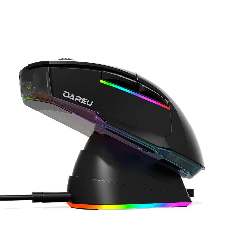 DAREU A955 | Wireless Gaming Mouse with Charging Dock