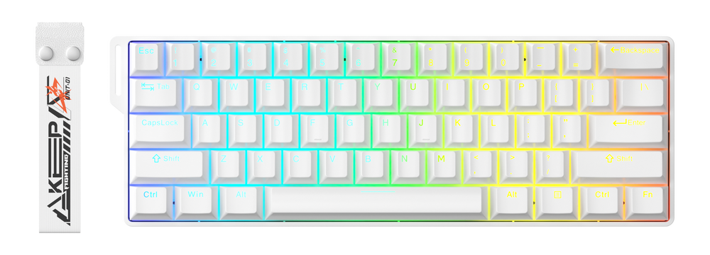 DAREU EK60 HE Gaming Keyboard Wired, 0.01mm RT Accuracy Adjustable, 8000Hz Polling, RGB
