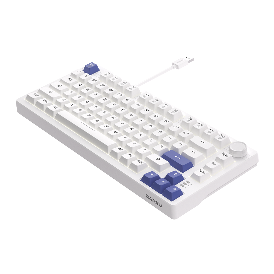 DAREU EK75 | Compact 75-Key Rainbow Wired Gasket Gaming Keyboard