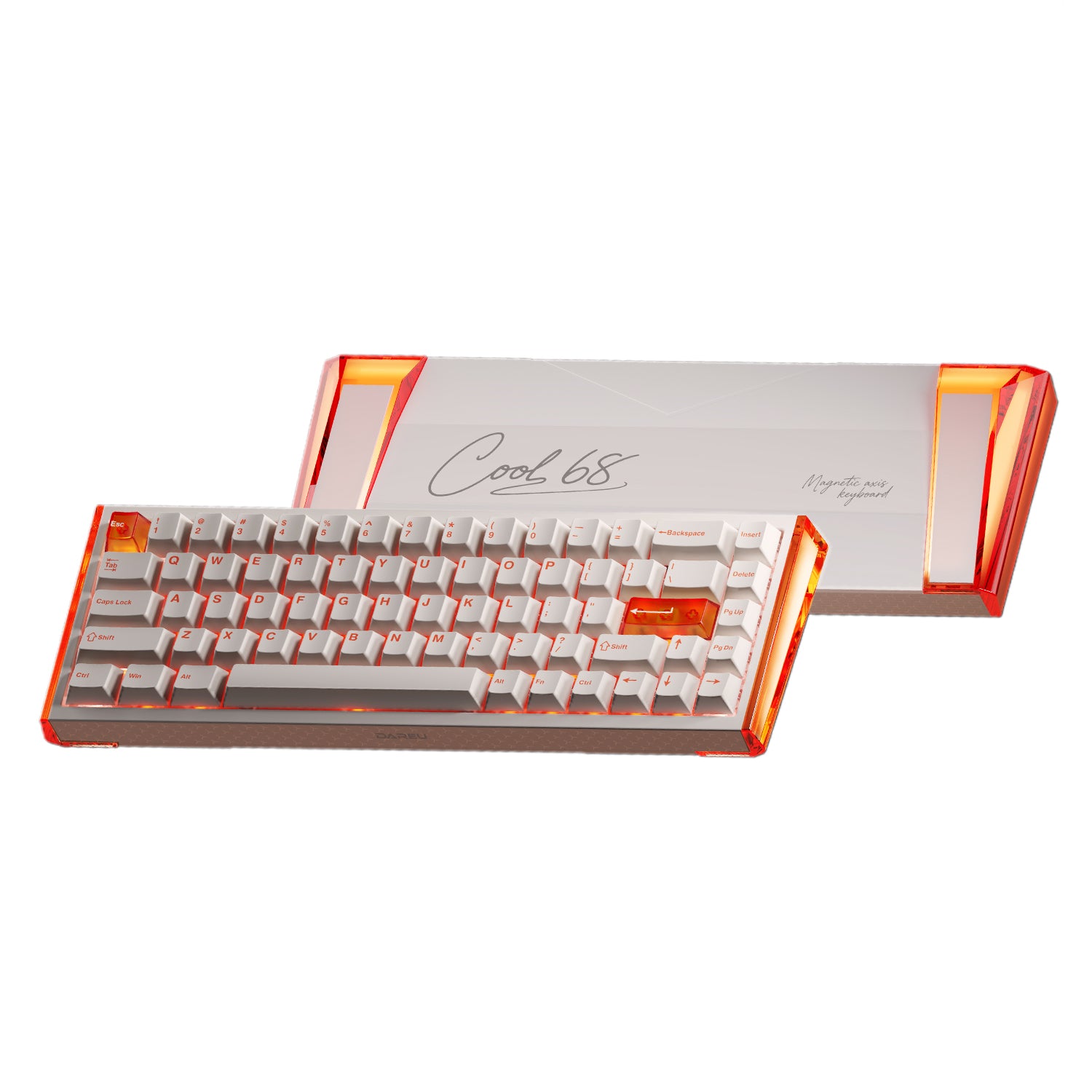 DAREU COOL68 | Magnetic Gaming Keyboard Hot Swappable 0.01mmRT Accuracy