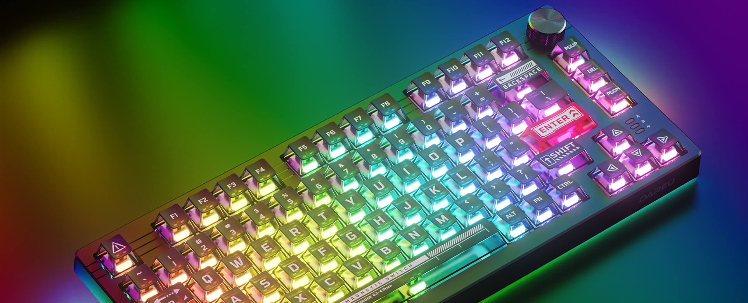 75 key small RGB  keyboard