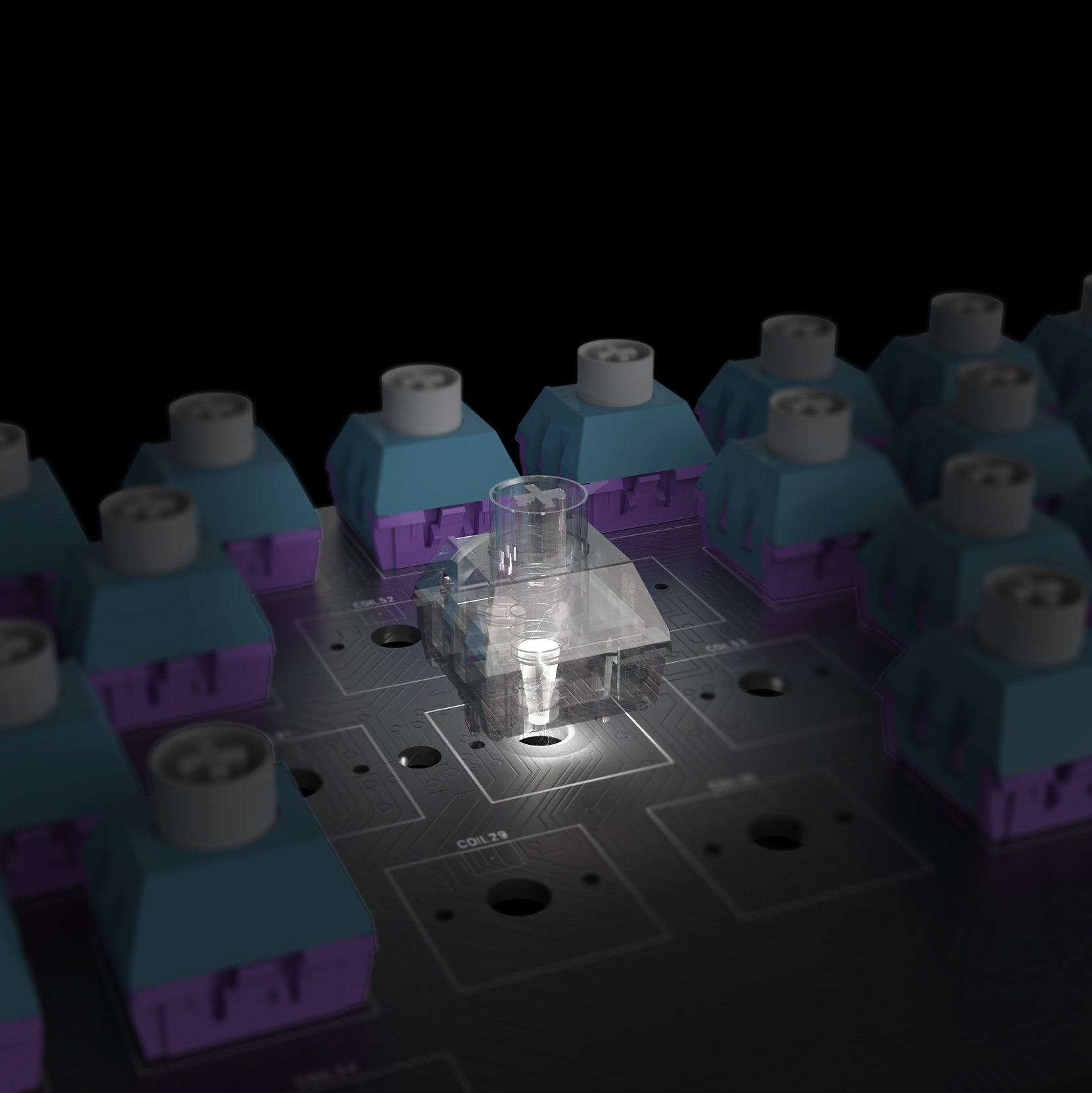 DAREU Thunder 68 | Dual-Mode Alluminum Gaming Keyboard with Inductive Switches - Dareu