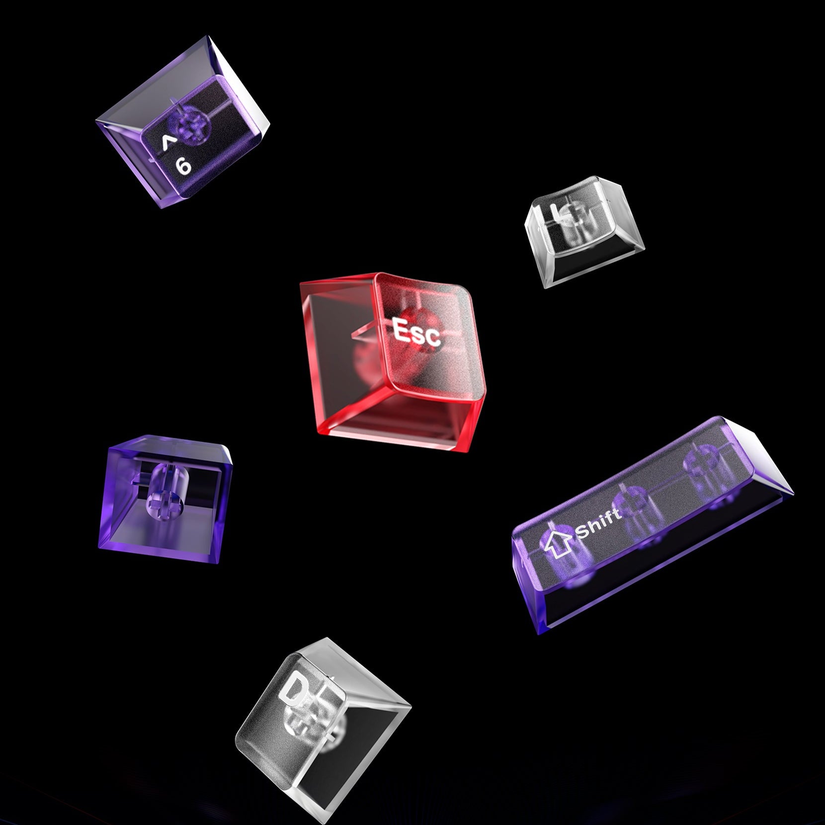 DAREU Thunder 68 | Dual-Mode Alluminum Gaming Keyboard with Inductive Switches