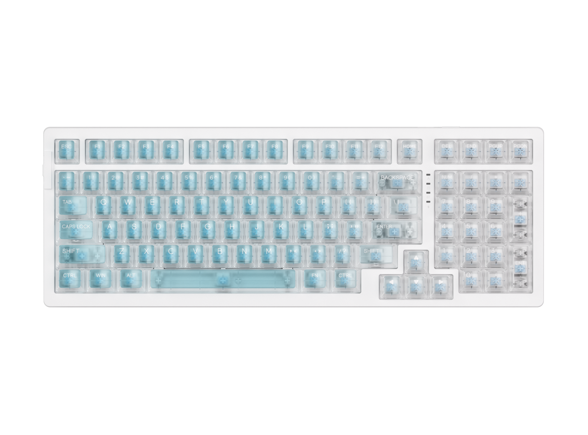 DAREU Shell 98 Gasket Mechanical Keyboard | Triple Mode Hot Swap RGB Keyboard for Office & Gaming