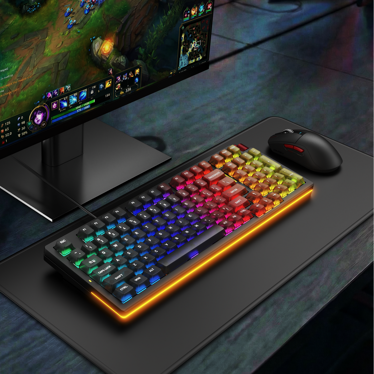 DAREU CK98PRO | Wholesale Tri-Mode Mechanical Keyboard with SOCD & 180° Halo Lighting