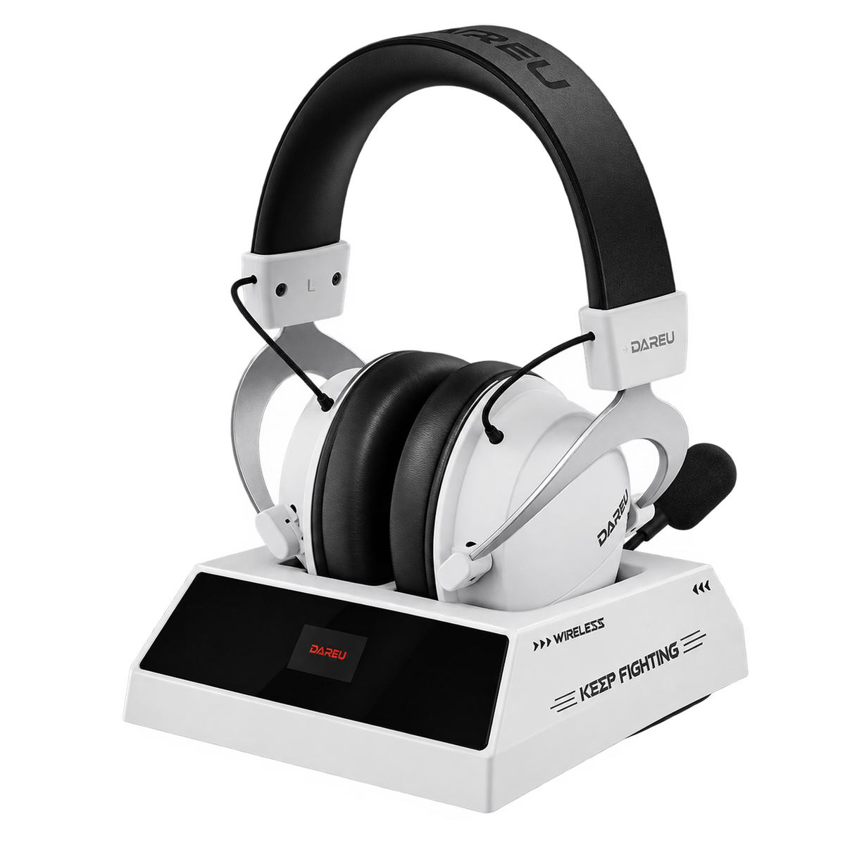 Dareu A3 Max  | 53mm Drivers,100+ Hours Battery, Magnetic Charging Dock, Dual-Mode Wireless Gaming Headphone