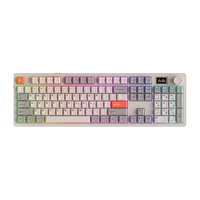 DAREU A104 Pro | Full-Size Wireless RGB  Hotswap Keyboard with TFT & Knob - Retro