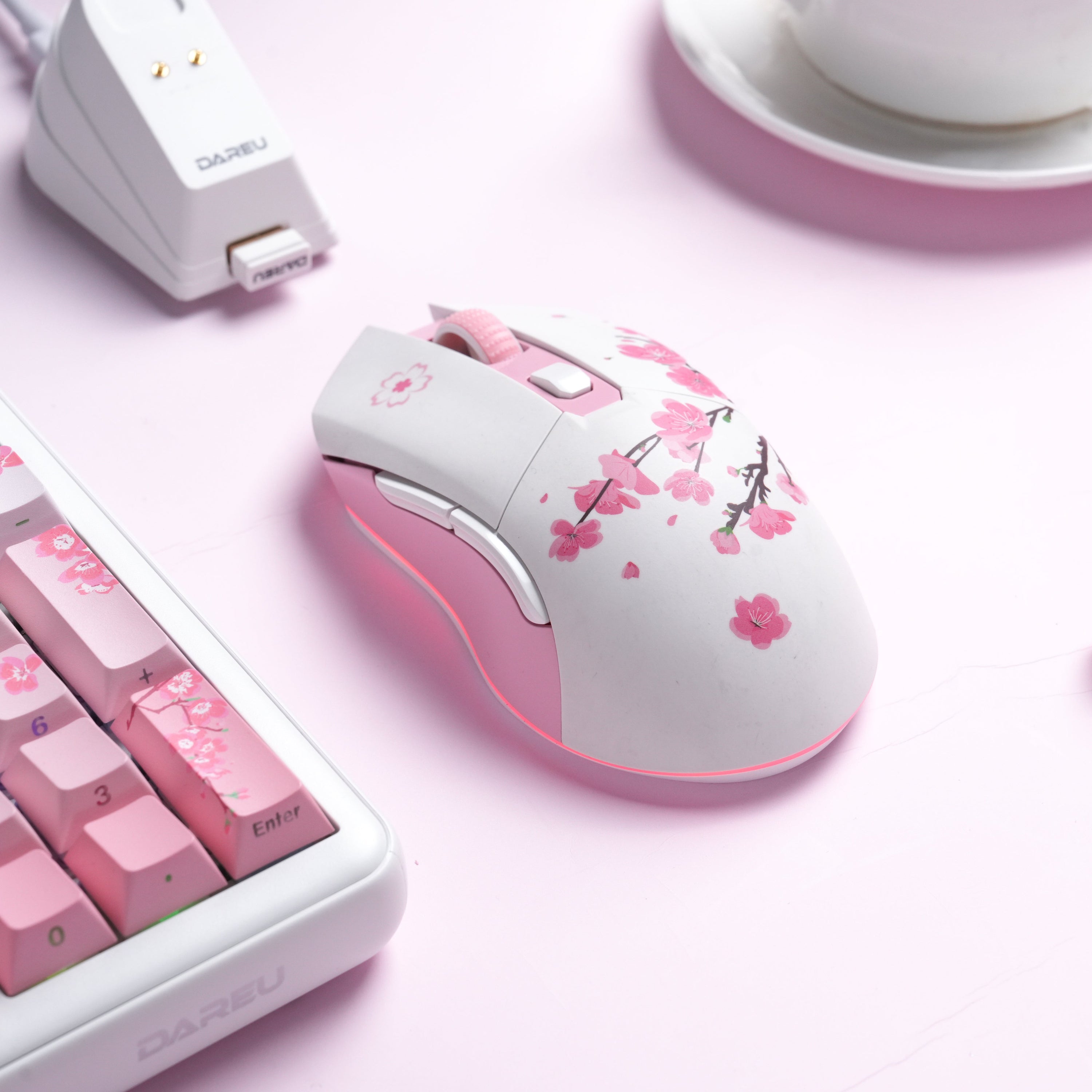 DAREU EM901X | Wireless Gaming Mouse with Charging Dock