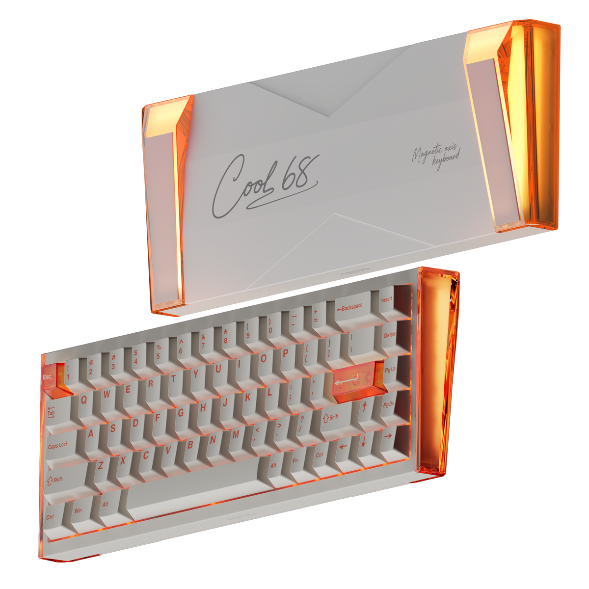 DAREU COOL68 | Magnetic Gaming Keyboard Hot Swappable 0.01mmRT Accuracy