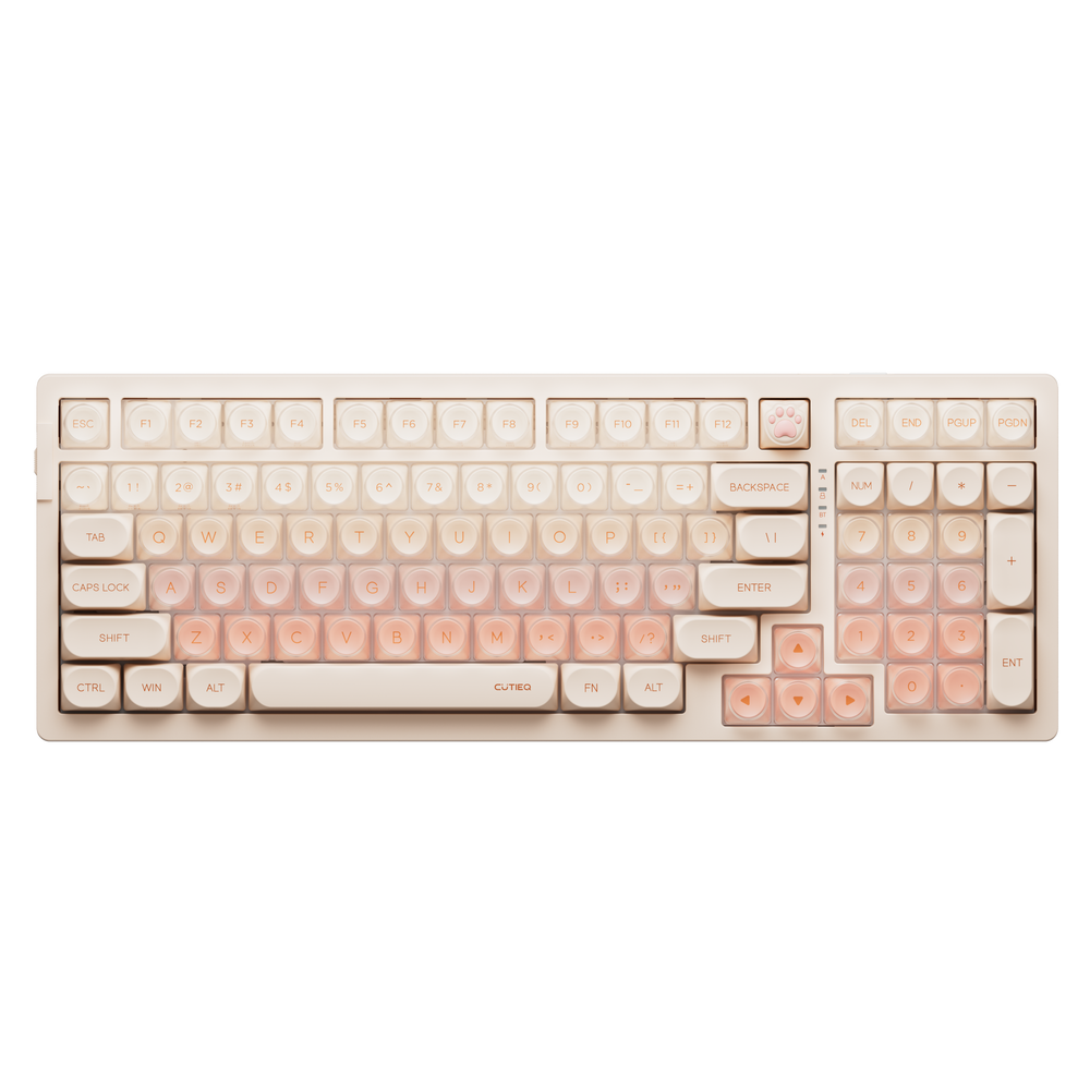 DAREU Shell 98 Gasket Mechanical Keyboard | Triple Mode Hot Swap RGB Keyboard for Office & Gaming