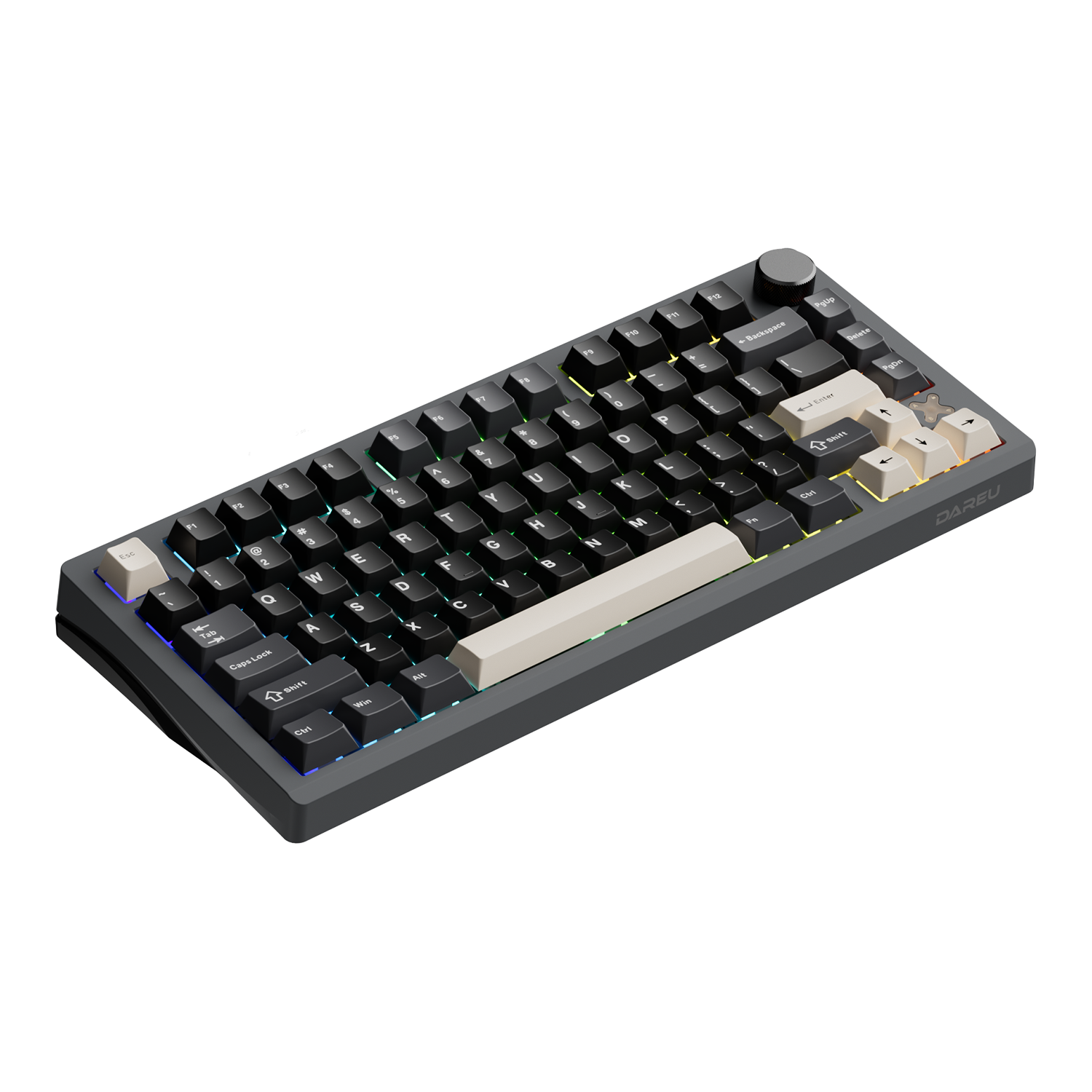 DAREU Flex 75 | Tri-mode RGB Keyboard with Knob