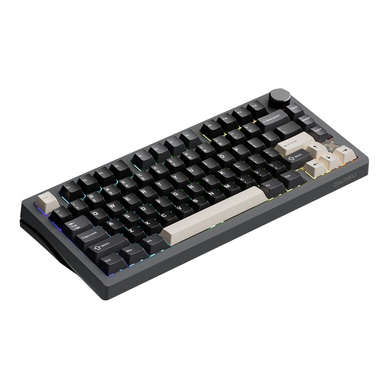 DAREU Flex 75 | Tri-mode RGB Keyboard with Knob – Dareu