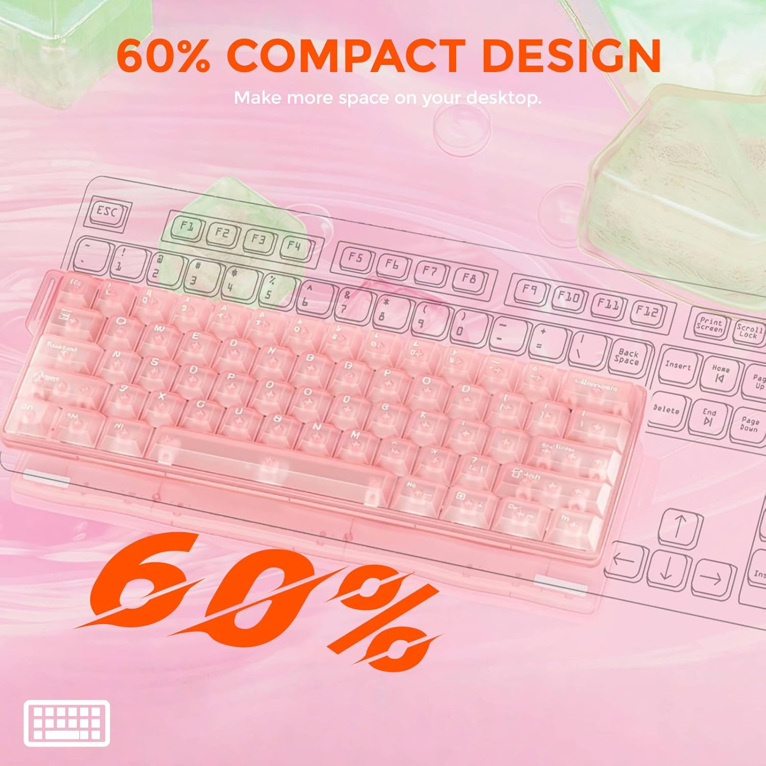 Last Day 25% OFF🔥  Dareu COOL60 – Compact 60% Magnetic Gaming Keyboard with Hot-Swap Switches & Ultra-Precise 0.01mm RT Accuracy